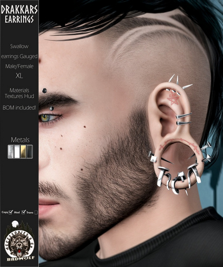Badwolf - Drakkars Earrings