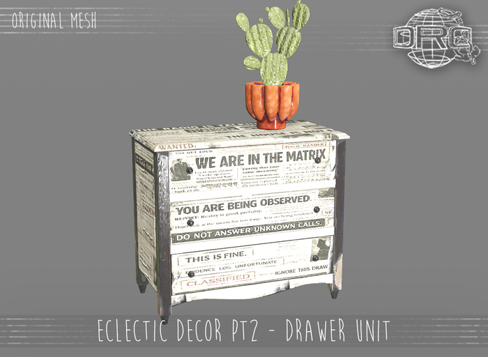 -DRD- Eclectic Decor pt.2 - Drawer Unit