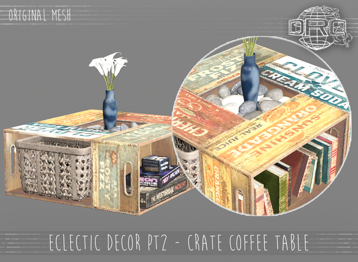 -DRD- Eclectic Decor pt.2 - Crate Coffee Table