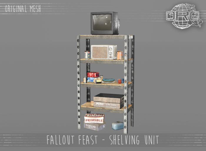 -DRD- Fallout Feast - Shelving Unit