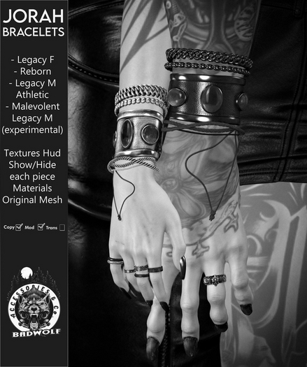 DEMO Badwolf - Jorah Bracelets
