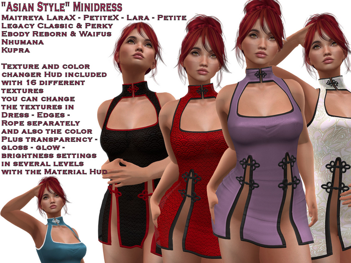 "Asian Style" Minidress  (ADD)
