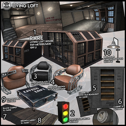 01-[Since1975] Living Loft House RARE