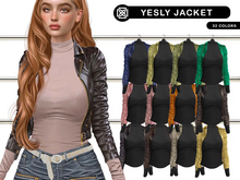 Addams // Yesly Leather Jacket with Top // FATPACK