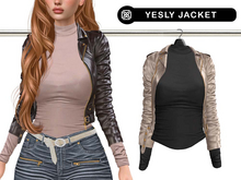 Addams // Yesly Leather Jacket with Top // N*7