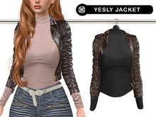 Addams // Yesly Leather Jacket with Top // N*32