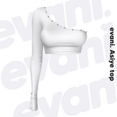 evani. Asiye asymmetrical top - snow