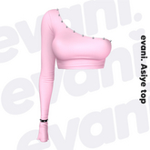 evani. Asiye asymmetrical top - rose