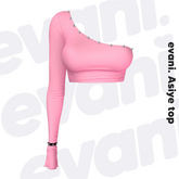 evani. Asiye asymmetrical top - blush