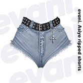 evani. Asiye ripped shorts - hurricane