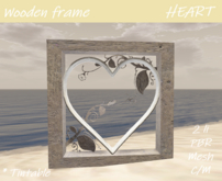 DECOR Wooden frame HEART
