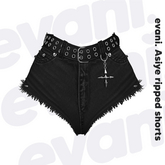 evani. Asiye ripped shorts - tornado
