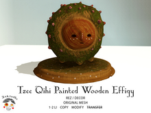 Inktooth : Tzee Qihi Painted Wooden Effigy