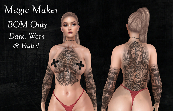 Etched Magic Maker Tattoo