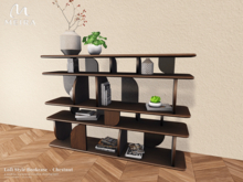 Meira Loft Style Bookcase - Chestnut
