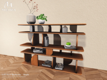 Meira Loft Style Bookcase - Maple