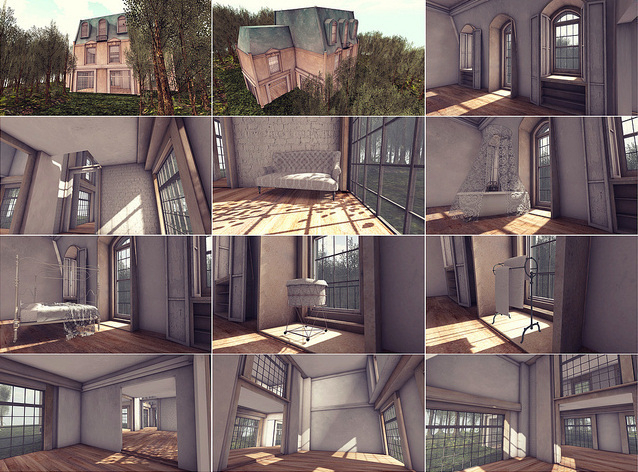 Scarlet Creative Amelie Mansion Mod Trans RARE