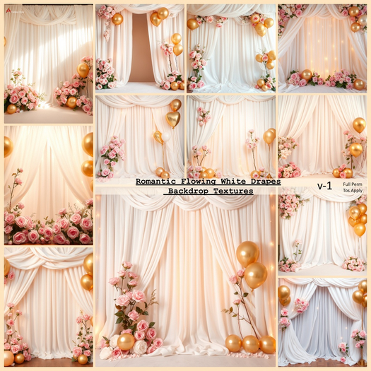 Flowing Drapes Backdrop Textures