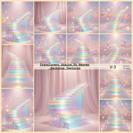 Translucent Stairs Backdrop Textures