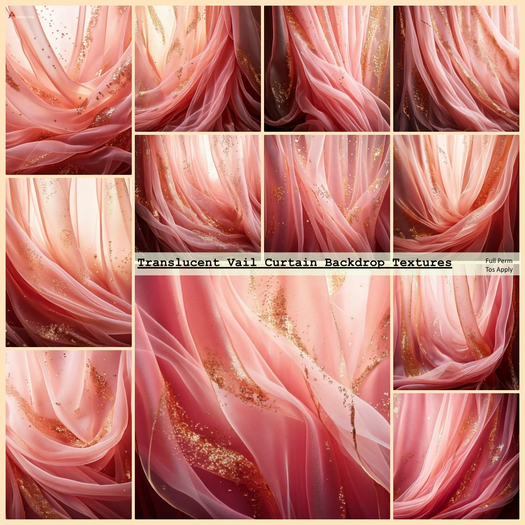 Translucent Vail Curtain Backdrop Textures