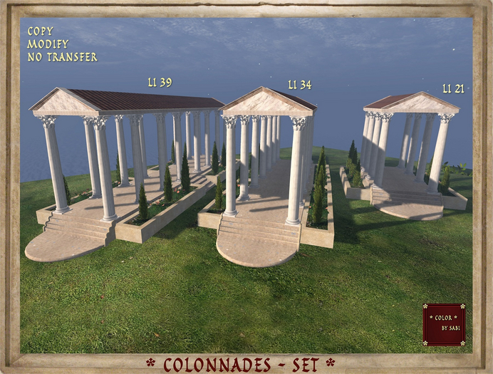 Colonnades Set 