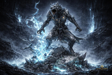 Frost Werewolf Beast – Dark Fantasy Ice Monster Statue