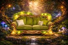 Enchanted Forest Sofa – Fairy Nature Couch (32 Bento Animations)