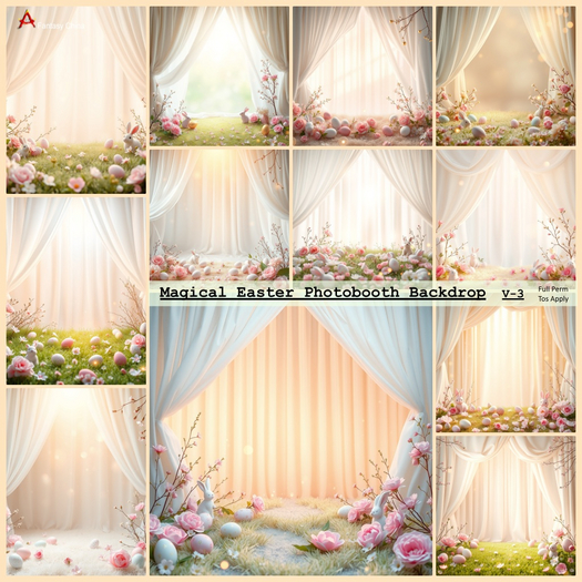 Magical Easter Backdrop Textures