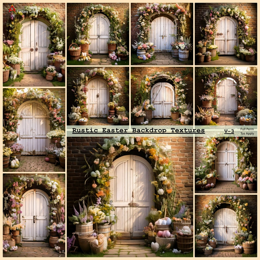 Rustic Easter Backdrop Textures