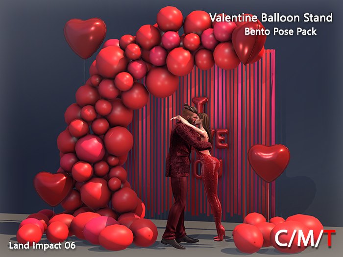 "Killer's" Valentine Balloon Stand (Include 4 Bento Poses)