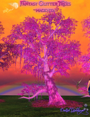 Fantasy Glitter Trees ~Magenta~ Low LI ~ PROMO PRICE LIMITED TIME