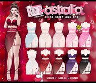 Astralia // Eliza Top (Flamingo)