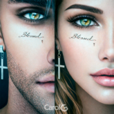  [CAROL G] Blessed Face - Unissex TaTToo