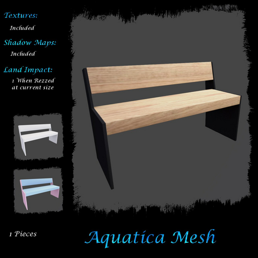 Aquatica Mesh - AM026323 Solid Bench
