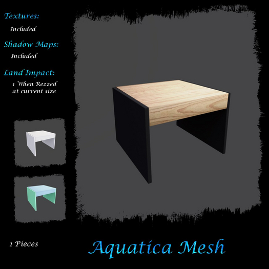 Aquatica Mesh - AM026325 Solid Table