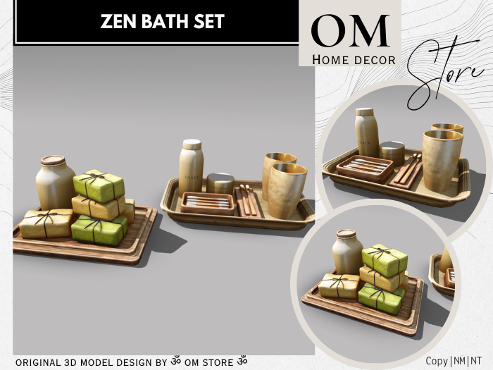 |OM| Zen Bath Set