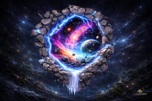 Cosmic Galaxy Portal – Space Fantasy Wall Decor