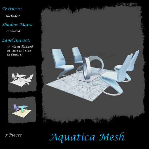 Aquatica Mesh - AM026329 Modern Dining Set