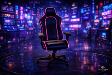 Neon Arcade Gaming Chair – Cyberpunk Gamer Seat 32 Bento Animations
