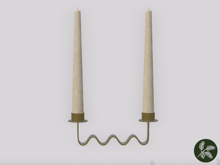 .spruce. willow collection {candlestick} 