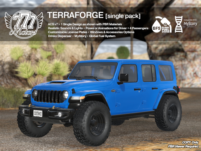 [777] TERRAFORGE - Hydro Blue (Add)