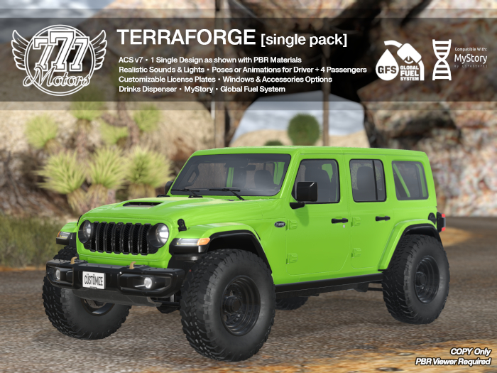 [777] TERRAFORGE - Mantis Green (Add)