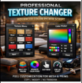 PROFESSIONAL TEXTURE CHANGER / ADVANCED COLOR PICKER  Script