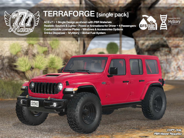 [777] TERRAFORGE - Ruby Red (Add)