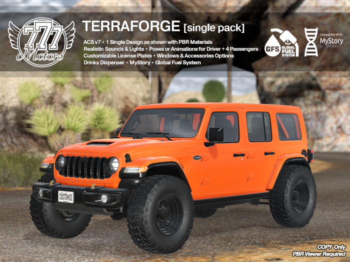 [777] TERRAFORGE - Volcanic Orange (Add)