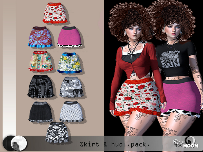 ^^RaVeMooN^^ Ruffle mini skirt