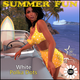GoodVibes Summer Fun Yellow with White Polka Dots