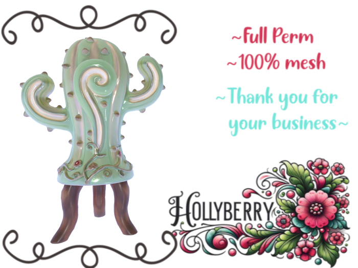 HB: Whimsy Cactus Lamp FuLL PERM