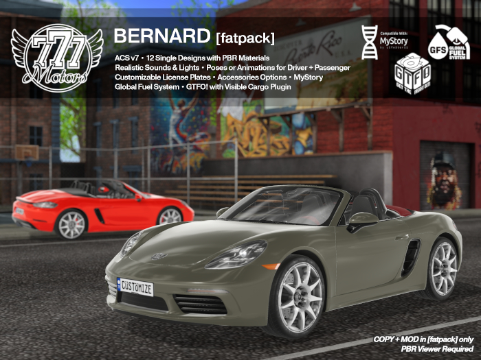 [777] BERNARD [fatpack] (Add)