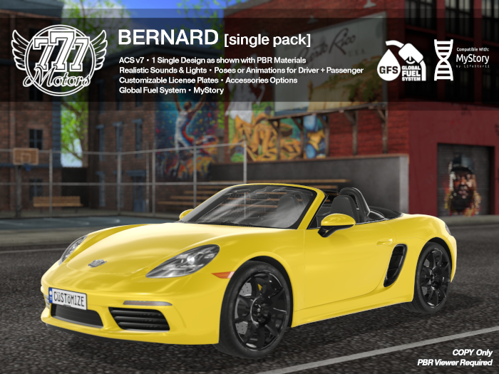 [777] BERNARD - Racing Yellow (Add)